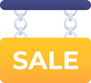 Sale Banner in Yellow