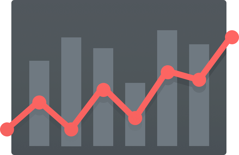 Graph lines bar